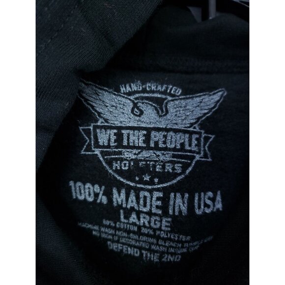 2 We The People Hooded Sweatshirts Mens Size Large Black - Picture 5 of 13